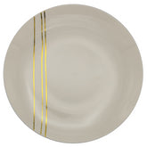 8 In. Motif Design Plastic Plates | 10 Count